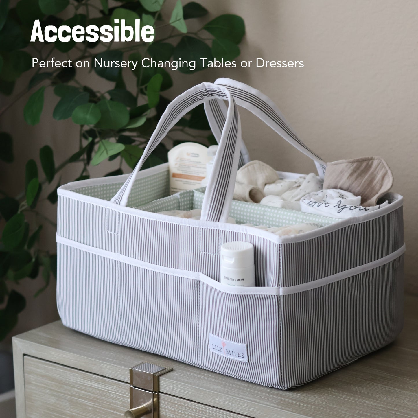Mint Baby Diaper Caddy