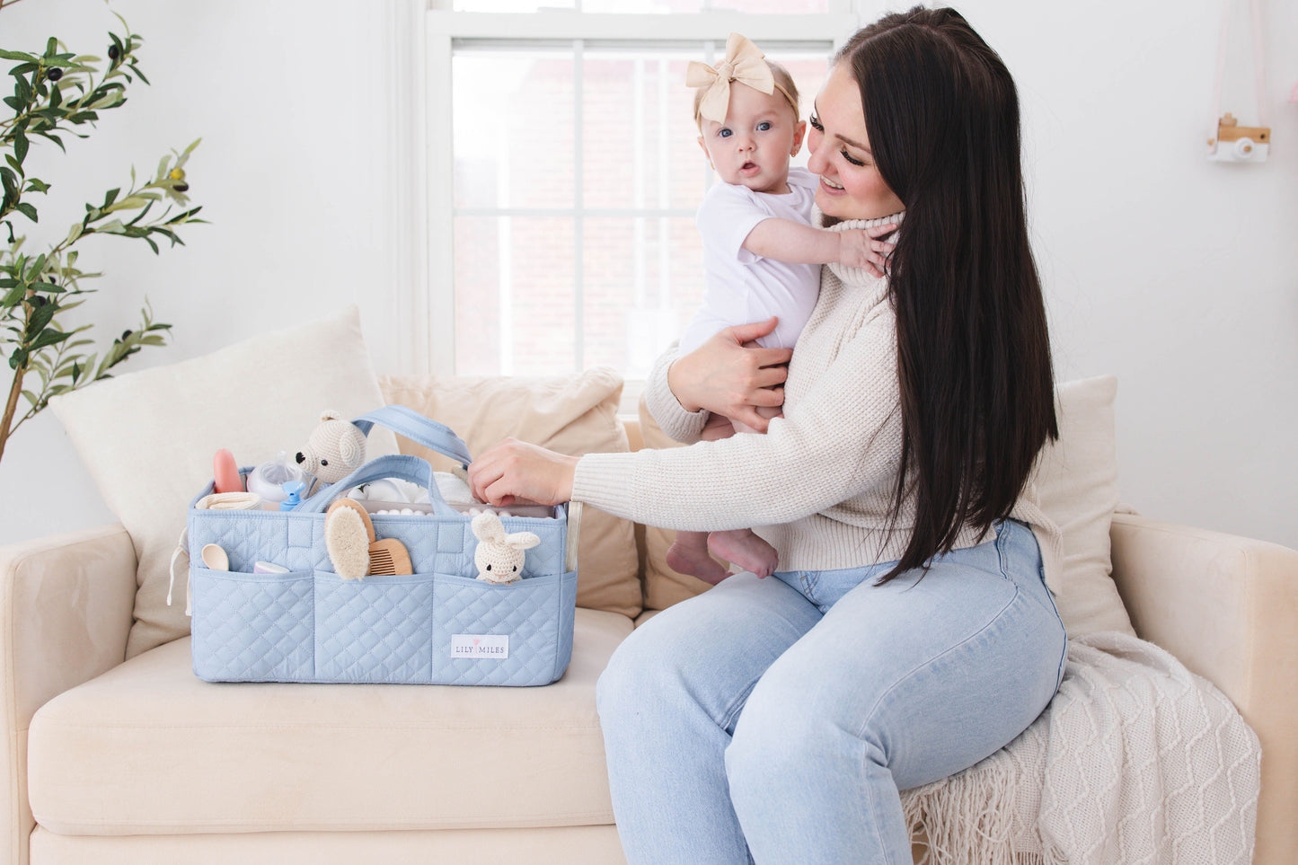 Quilted Diaper Caddy Organizers - Large - Preorder Only