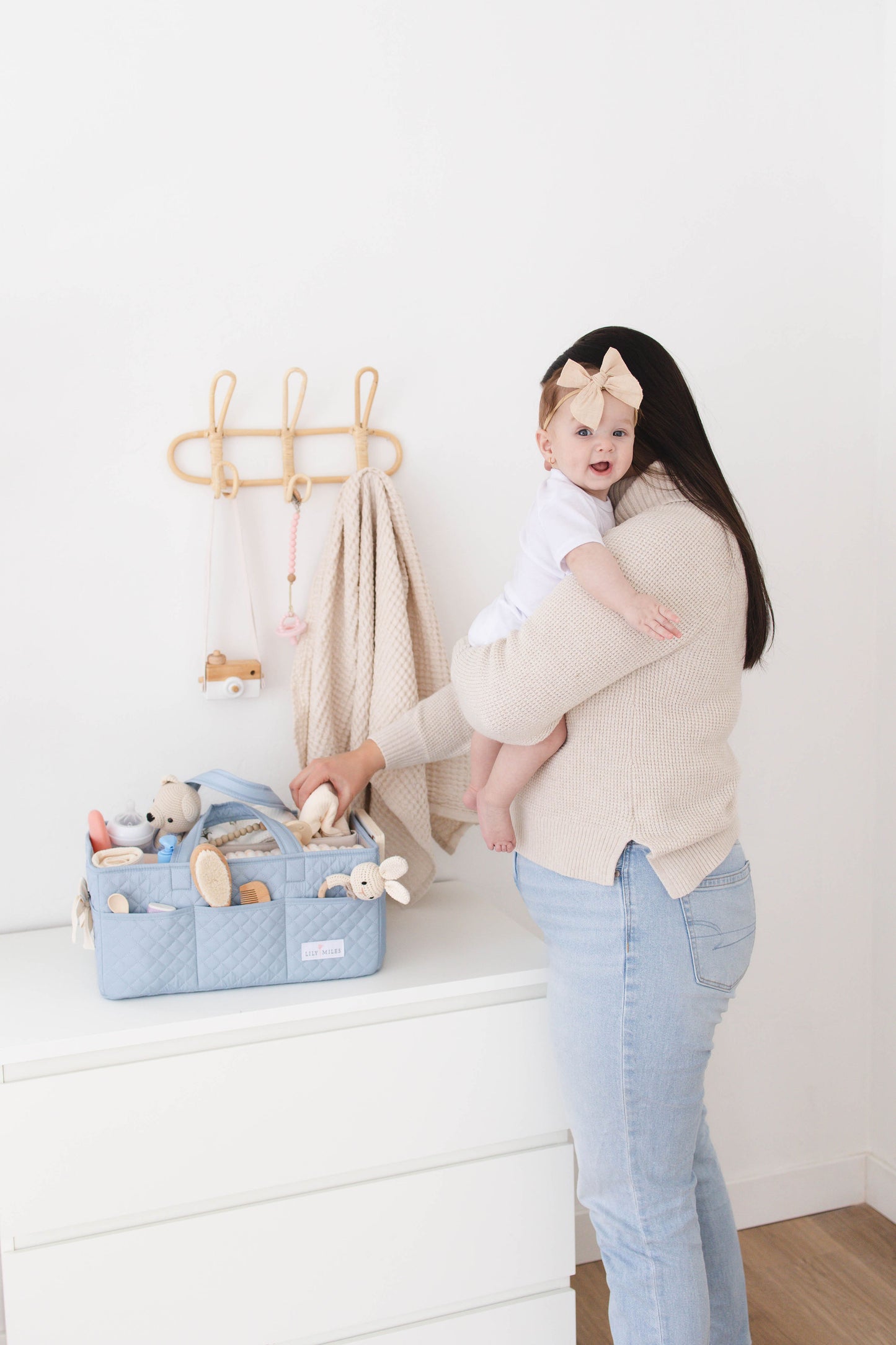 Quilted Diaper Caddy Organizers - Large - Preorder Only