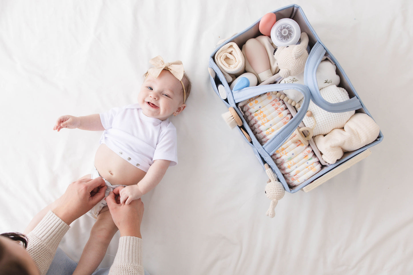 Quilted Diaper Caddy Organizers - Large - Preorder Only