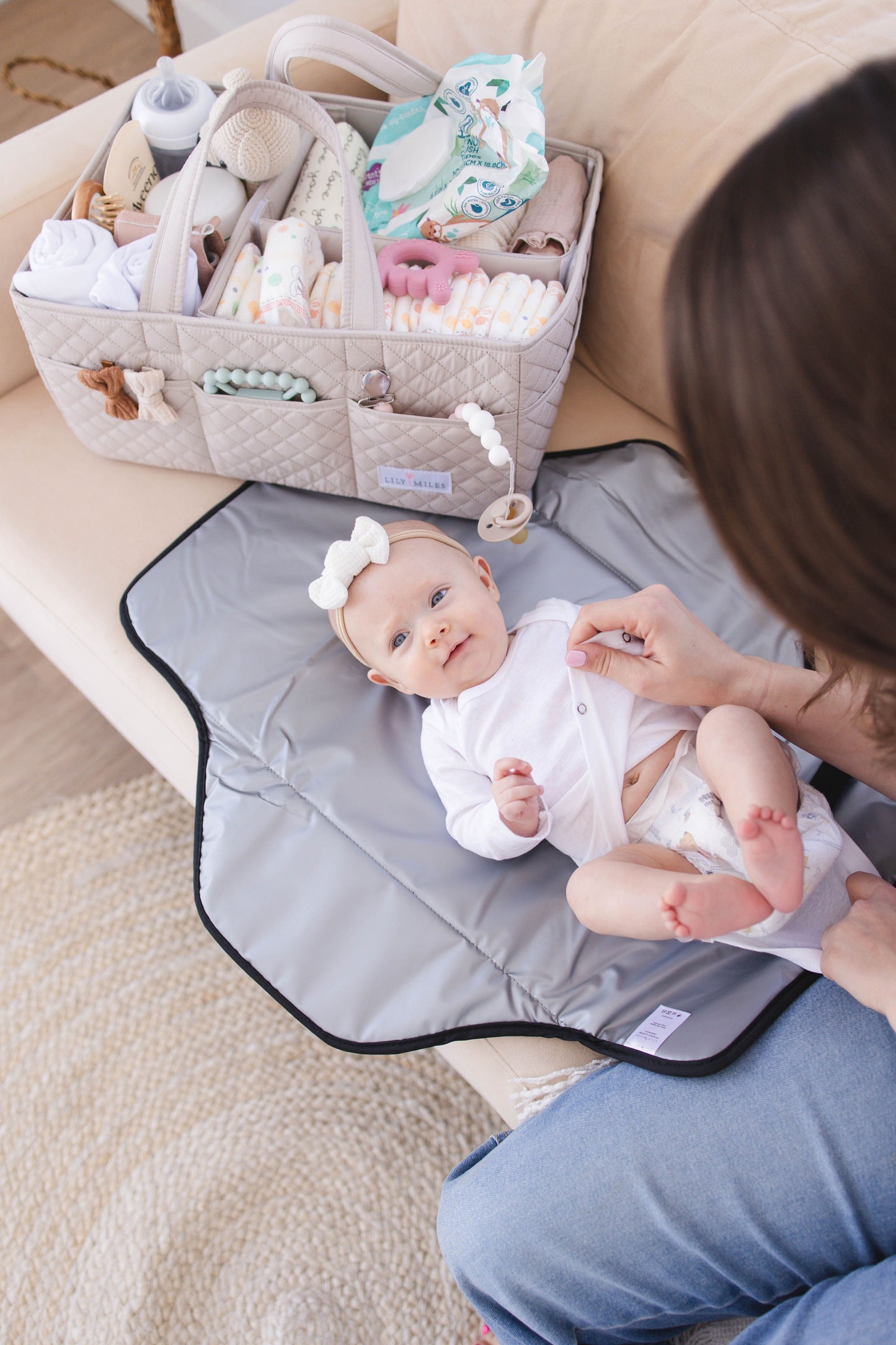 Quilted Diaper Changing Pad - Preorder Only