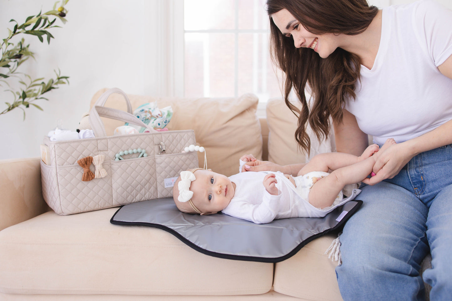 Quilted Diaper Changing Pad - Preorder Only