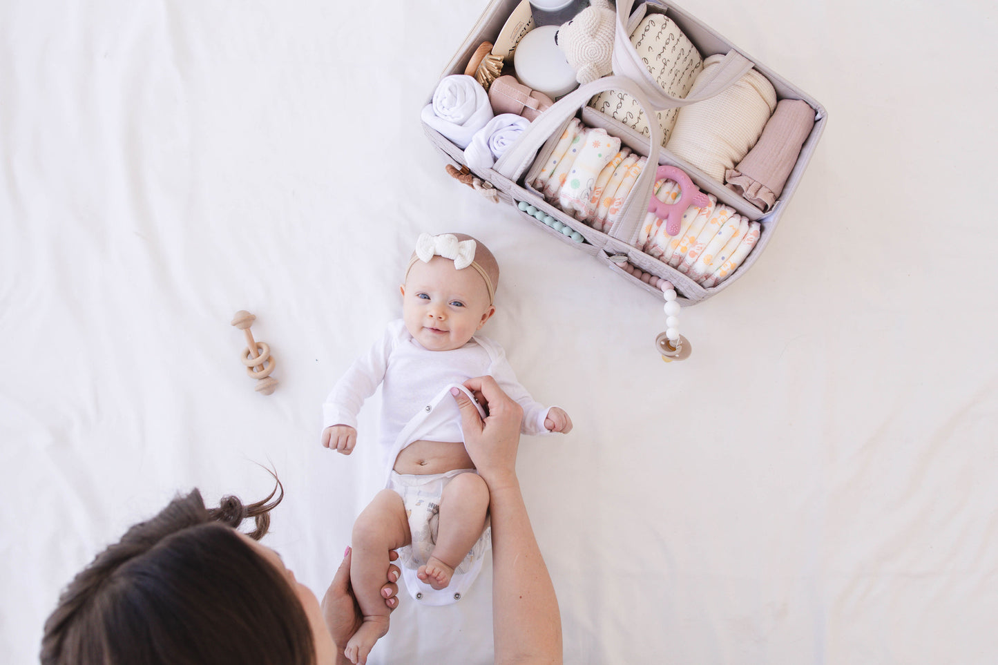 Quilted Diaper Caddy Organizers - Large - Preorder Only