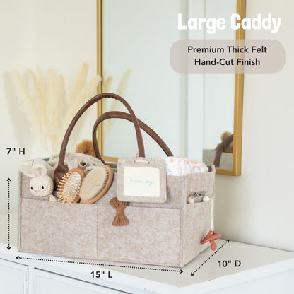 Felt Diaper Caddy Organizer