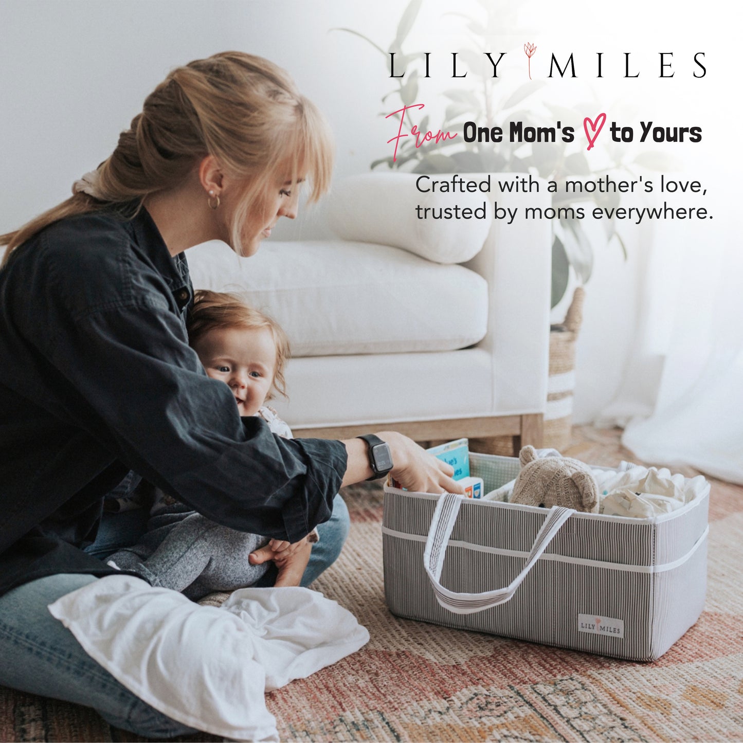 Mint Baby Diaper Caddy