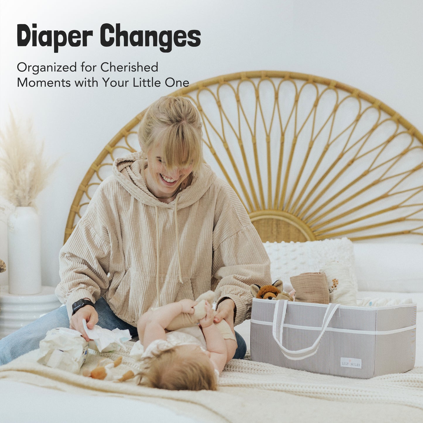 Mint Baby Diaper Caddy