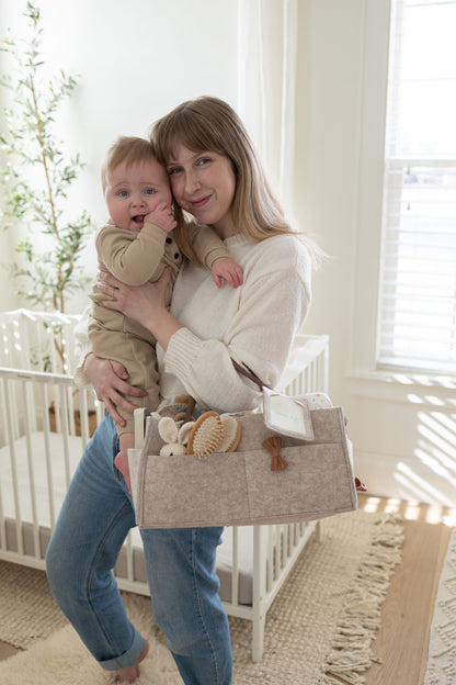 Felt Diaper Caddy Organizer