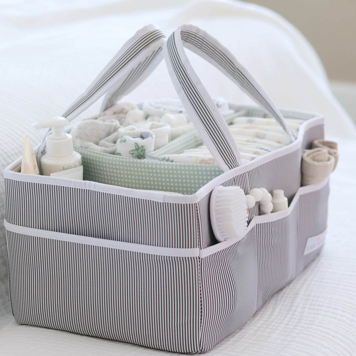 Mint Baby Diaper Caddy