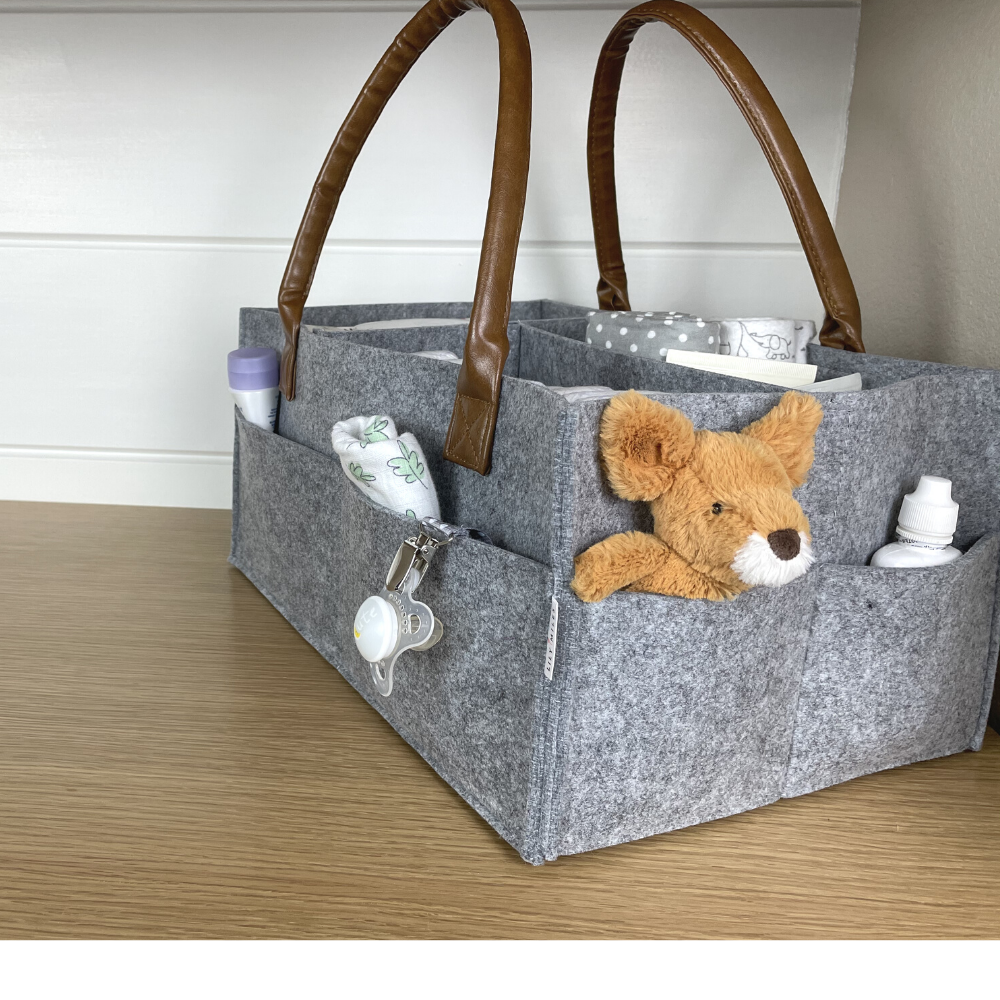 Felt Baby Diaper Caddy