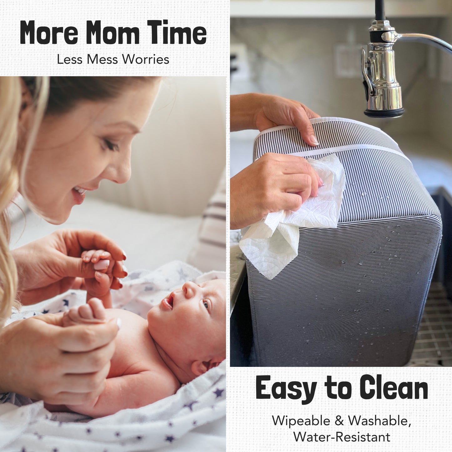 Blush Pink Baby Diaper Caddy