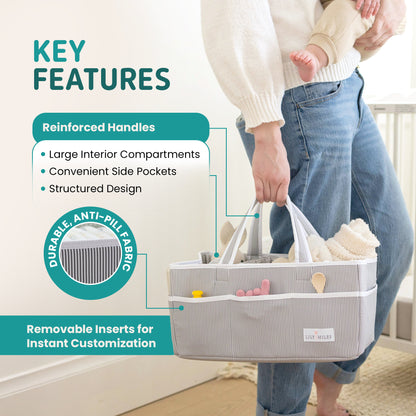 Mint Baby Diaper Caddy