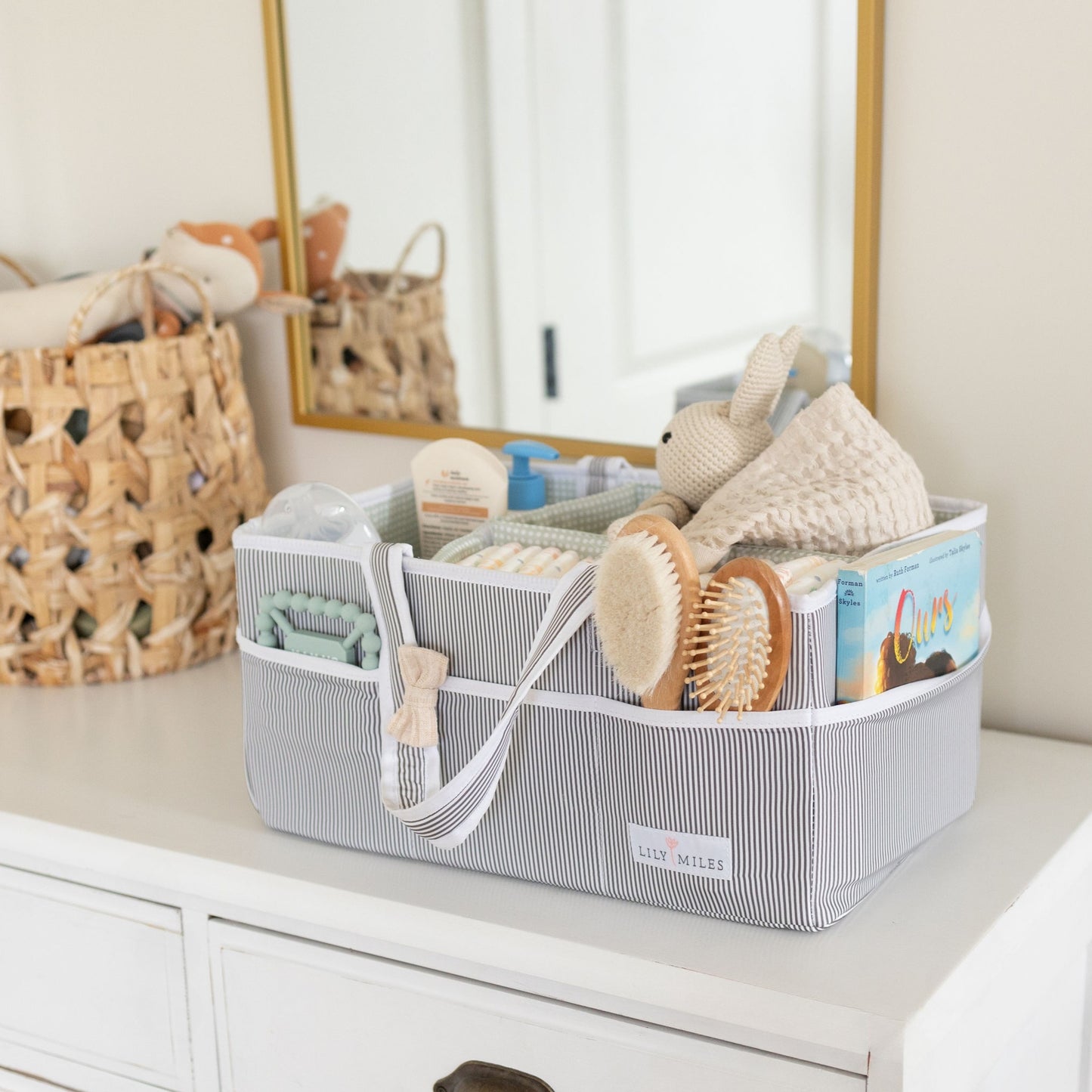 Mint Baby Diaper Caddy