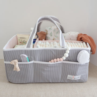 Blush Pink Baby Diaper Caddy