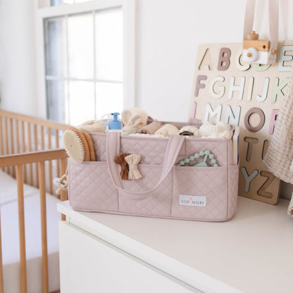 Quilted Diaper Caddy Organizers - Large