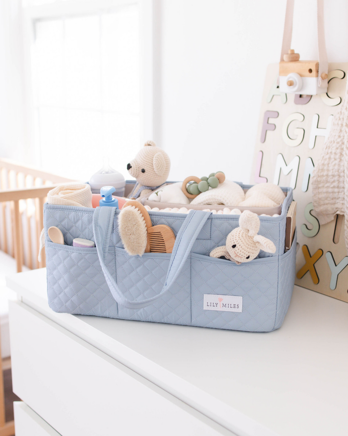 Quilted Diaper Caddy Organizers - Large - Preorder Only