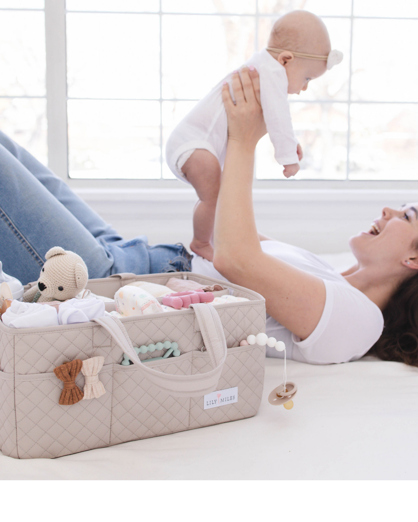 Quilted Diaper Caddy Organizers - Large - Preorder Only