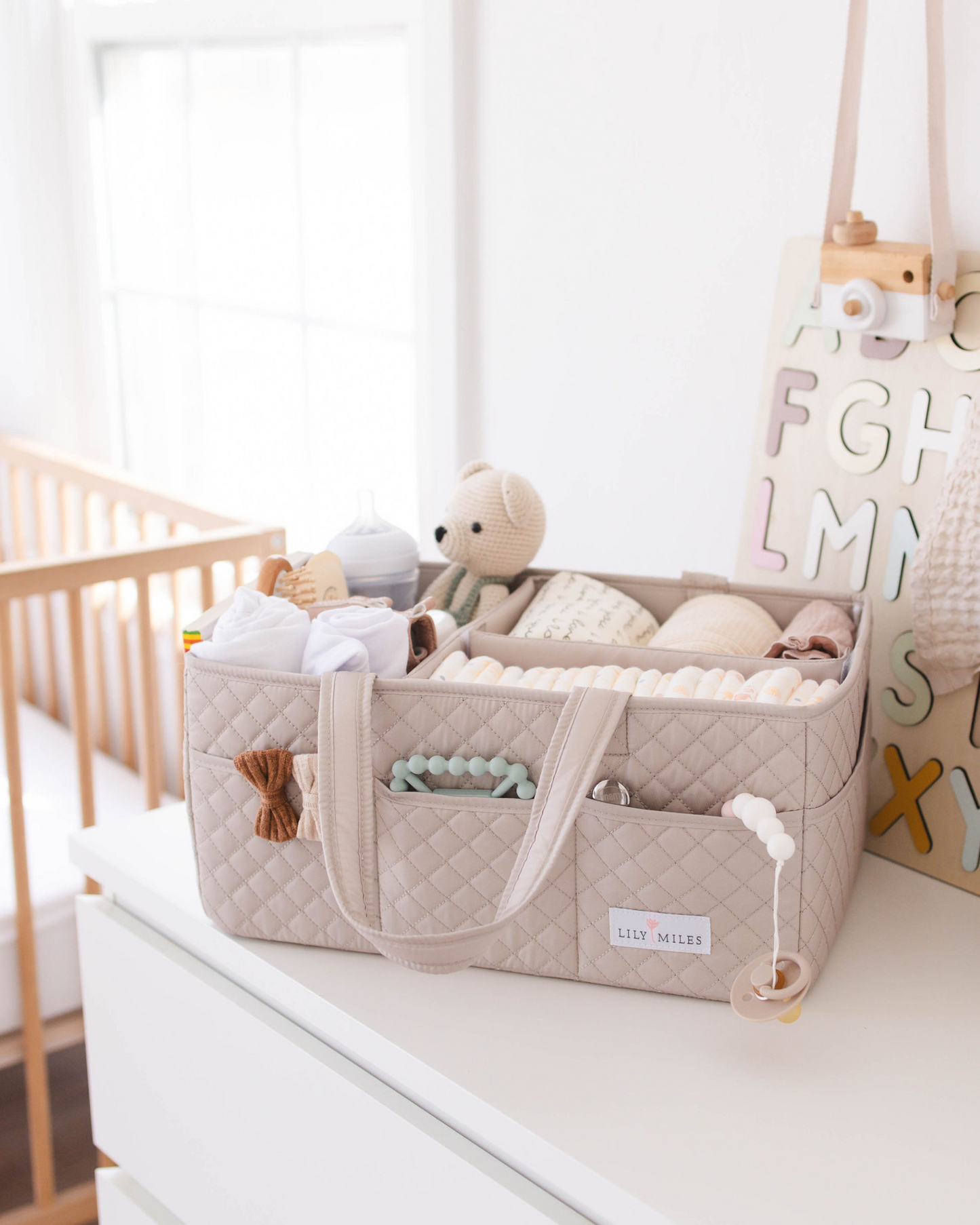Quilted Diaper Caddy Organizers - Large - Preorder Only