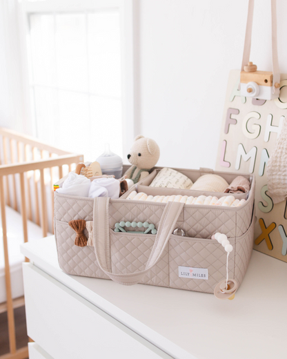 Quilted Diaper Caddy Organizers - Large - Preorder Only