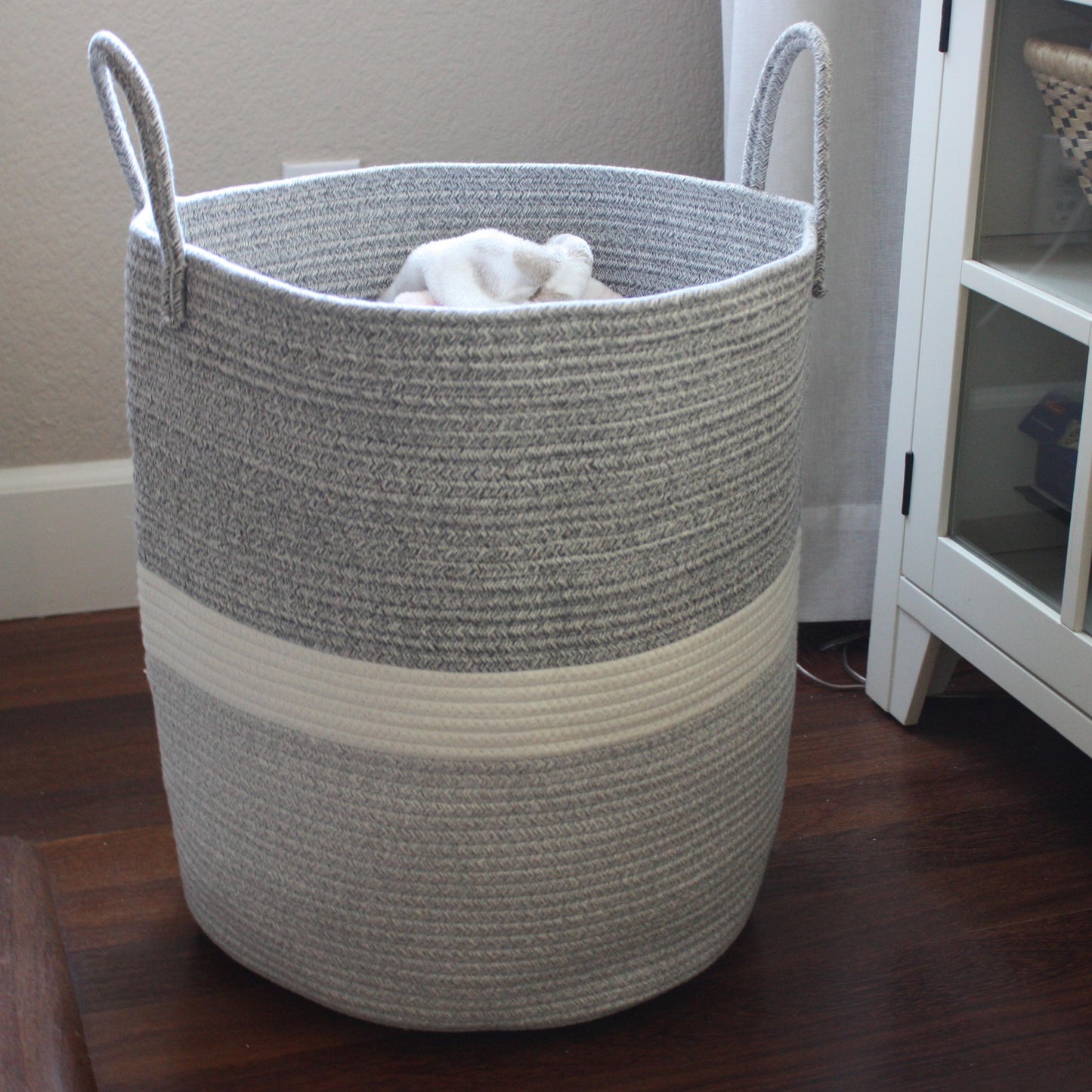 Tall Woven Storage Basket - 16"x18"